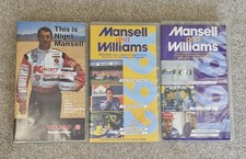 Nigel Mansell X3 Vhs, This is & Mansell and Williams 