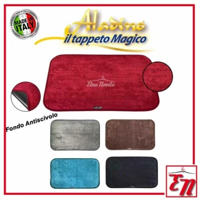 TAPPETO MAGICO ALADINO ASCIUGAPASSI ANTISCIVOLO ZERBINO ASSORBENTE INGRESSO CASA