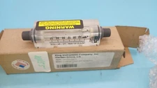 King Instrument 7510212A-11 FLOW METER INLINE 1/4 INCH FNPT PORT BLOCK STYL