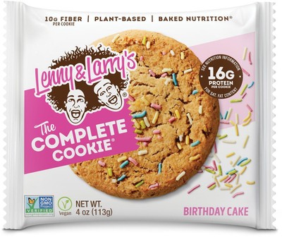 Lenny & Larry's	The Complete Cookie, 12 x 113g, Birthday Cake