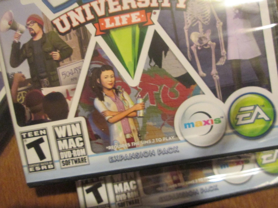 THE SIMS 3 UNIVERSITY LIFE PC EXPANSION PACK  BRAND NEW FACTORY SEALED - Image 3 of 4
