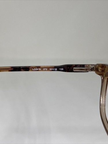 LONGCHAMP LO2616 272 Beige Crystal/Tortoise 53-16-135 Eyeglasses Frame - Picture 8 of 11