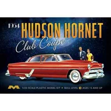 1/25 Moebius Models #1213  '54 Hudson Hornet Club Coupe Plastic Model NEW in BOX