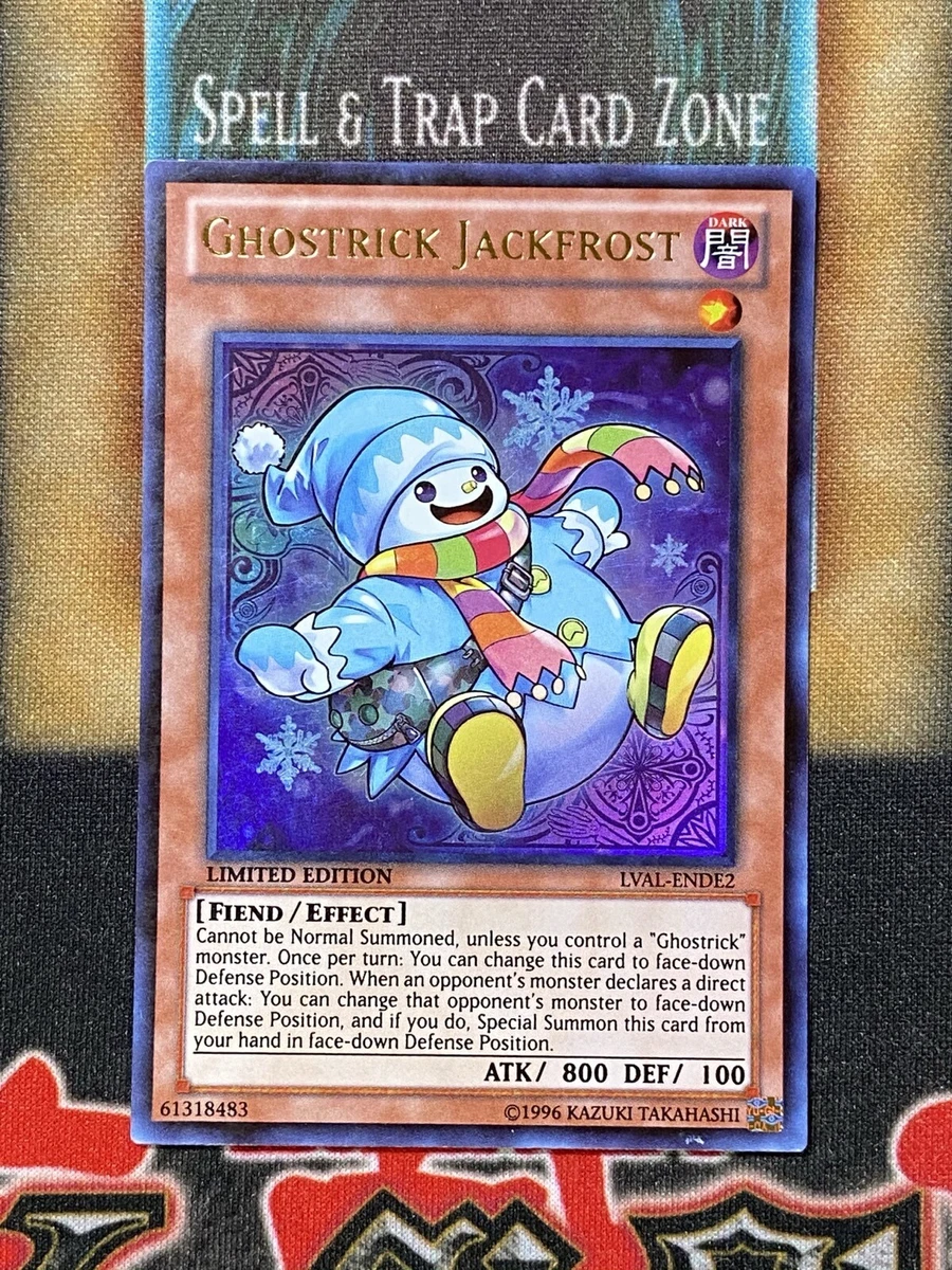 Yugioh Ghostrick Jackfrost LVAL-ENDE2 Ultra Rare Limited Edition | eBay