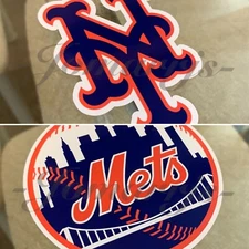 New York Mets Baseball Logo MLB Sticker Decal Vinyl NY #LGM waterproof 2"-18"