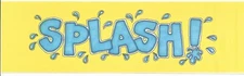 COCK-A-DOODLE DESIGNS - PAGE TOPPER  - SPLASH (8.5" X 2.5")