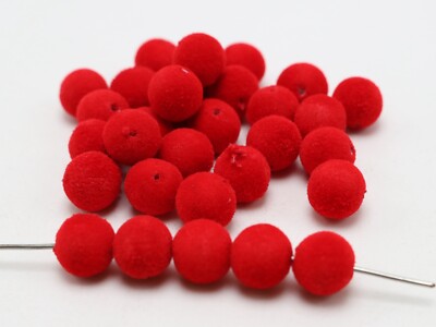 1000 Velvet Acrylic Round Beads 10mm for Jewelry Making Choker necklace Tassel