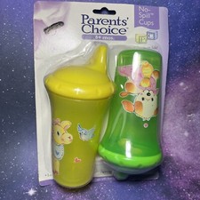Vintage Sippy Cup No Spill Parents Choice Dog Giraffe NEW