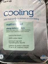 🍁 Allerease Cooling Mattress Pad Size 39in x75in