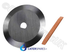 HEAVY DUTY 80MM KEBAB BLADE & SHARPENING STONE FOR EASYCUT DONEXE ENIGMEX RITEPR