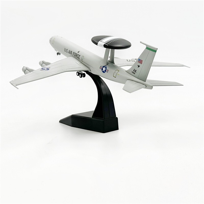 AMER COM 1/200 scale War USAF E-3 Sentry AWACS Aircraft Diecast Model