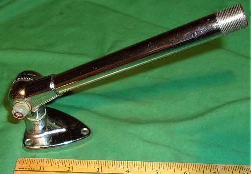 Vintage Atlas Sound Microphone Swiveling Stand Surface Flange Mtg. (1950's) - Picture 8 of 13
