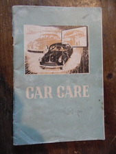 Vintage Booklet Car Care C.C. Wakefield & Co. 10th Edition 1954