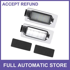Rear Tag Light Kit Assembly, White LED TWO Custom for Nissan Sentra 2020-2022