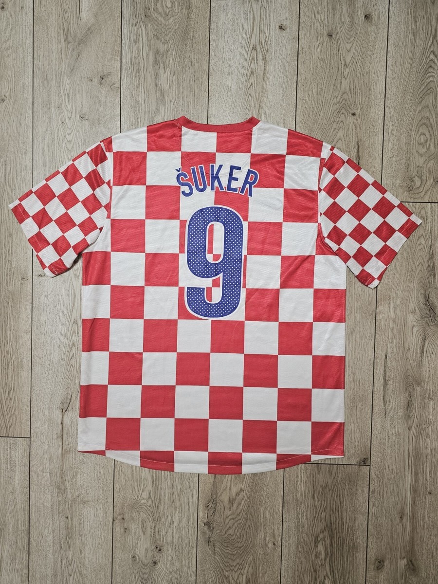 CROATIA 2012 2014 HOME SUKER HRVATSKA FOOTBALL SHIRT SOCCER JERSEY