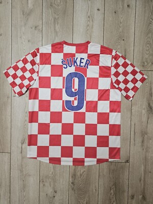 CROATIA 2012 2014 HOME SUKER HRVATSKA FOOTBALL SHIRT SOCCER JERSEY