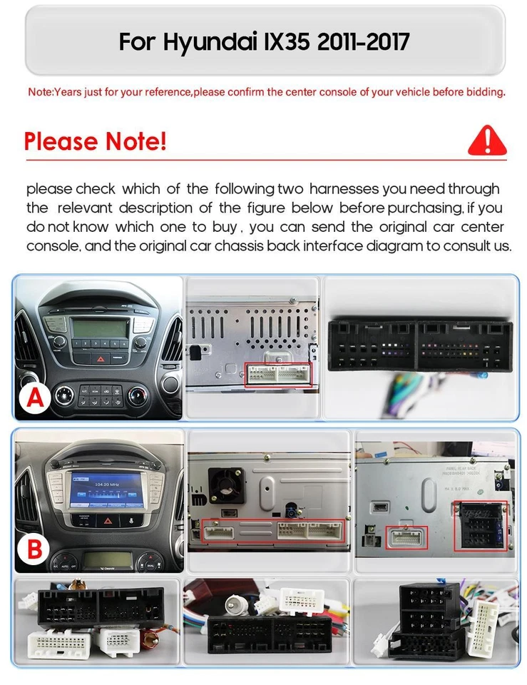 Für Hyundai ix35 Tucson 2009-2015 Android 13.0 Autoradio BT GPS Navi DAB+ 2+64GB - Bild 3 von 4