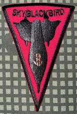 USAF Lockheed-Martin Sky Blackbird SR-71 Works CIA Patch Hook & Iron-On New A289