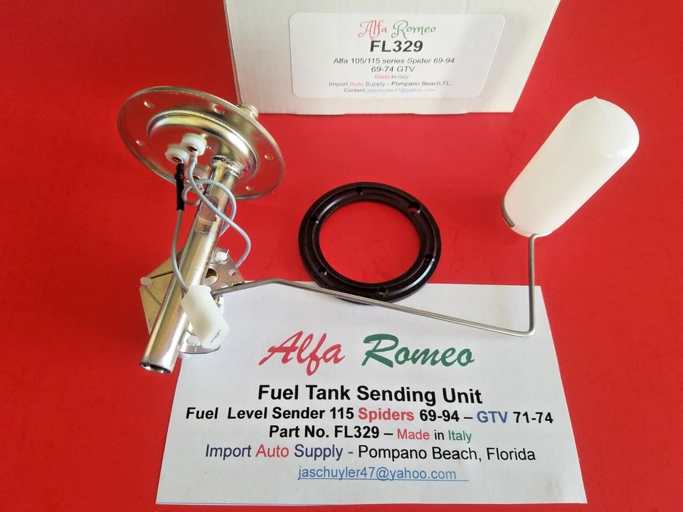 Unidad de envío de tanque de combustible Alfa Romeo 105/115 coches Spider 69-94 y GTV 69-74 Foto 2 de 4