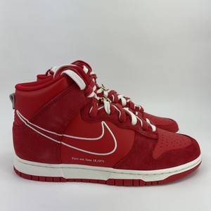 Nike Dunk High SE First Use 50 Years Skate Shoes Mens Sz 11.5 Athletic Red  White | eBay
