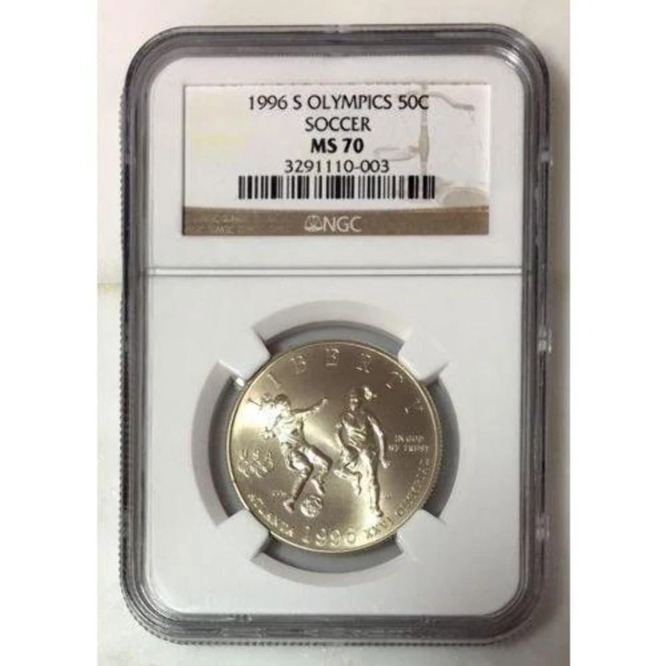 1996 S Soccer Half Dollar NGC MS70 ***Rev Tye's Coin Stache*** #000389 - Image 2 of 4
