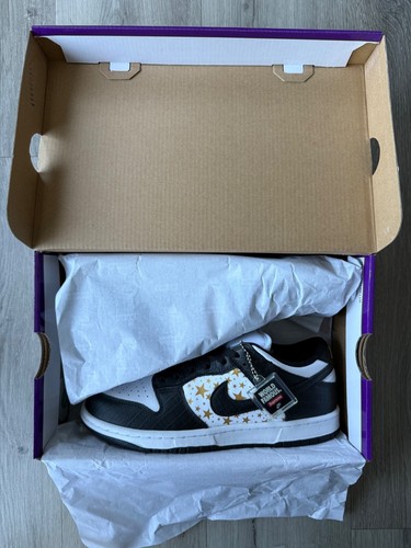 Nike SB Dunk Low Supreme Stars Black 2021 Size 8.5 - Picture 6 of 9