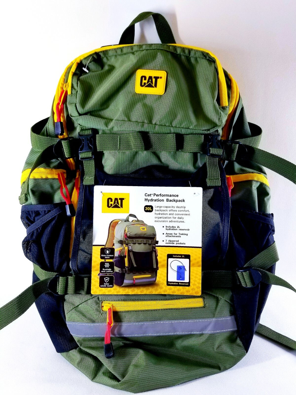 cat caterpillar performance hydration backpack