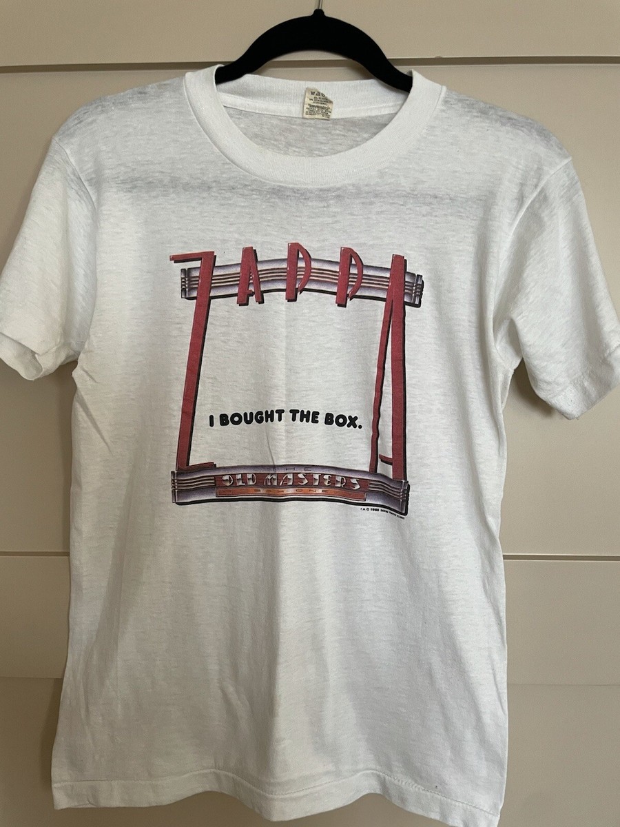 Zappa I Bought The Box 1985 Vintage Tshirt | eBay