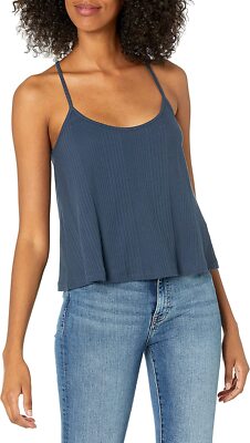 NEW Roxy Women's Happy Thoughts Tank Top MOOD INDIGO BLUE SZ XS NWT