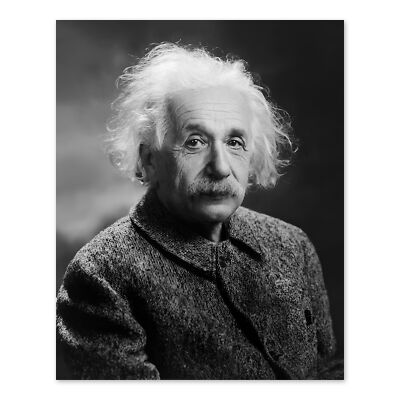 1947 Albert Einstein Portrait Photo Print Wall Art Poster
