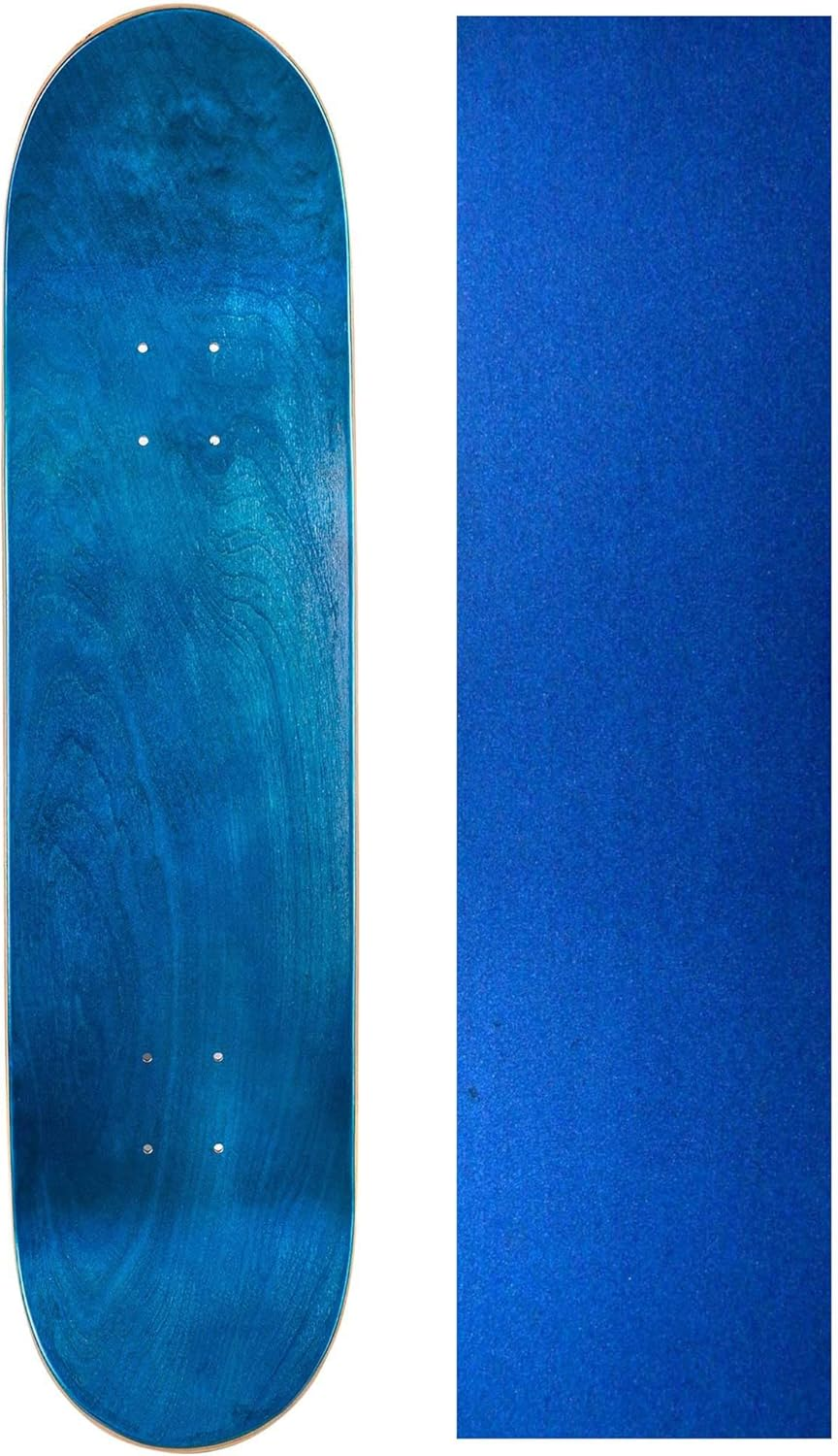 Blank Skateboard Deck with Color Grip Tape-image