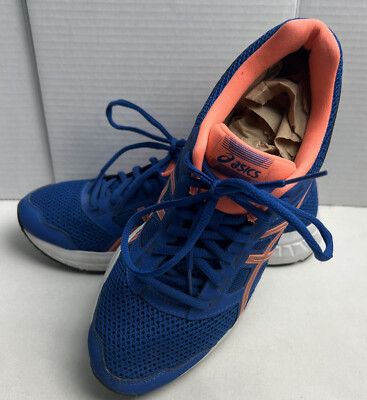 Asics Gel Contend 5 Shoes Mens Size 9.5 Blue Running Sneakers ASICS Gel Contend 5 Black White for Sale - Authenticity  main image 2