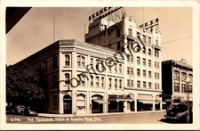 Real Photo The Redwoods Hotel & Autos Grants Pass OR Ore Oregon RP RPPC K131