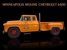 Minneapolis Moline Chevrolet 6400 New Sign - 18x24" USA STEEL XL Size - 4 lbs.