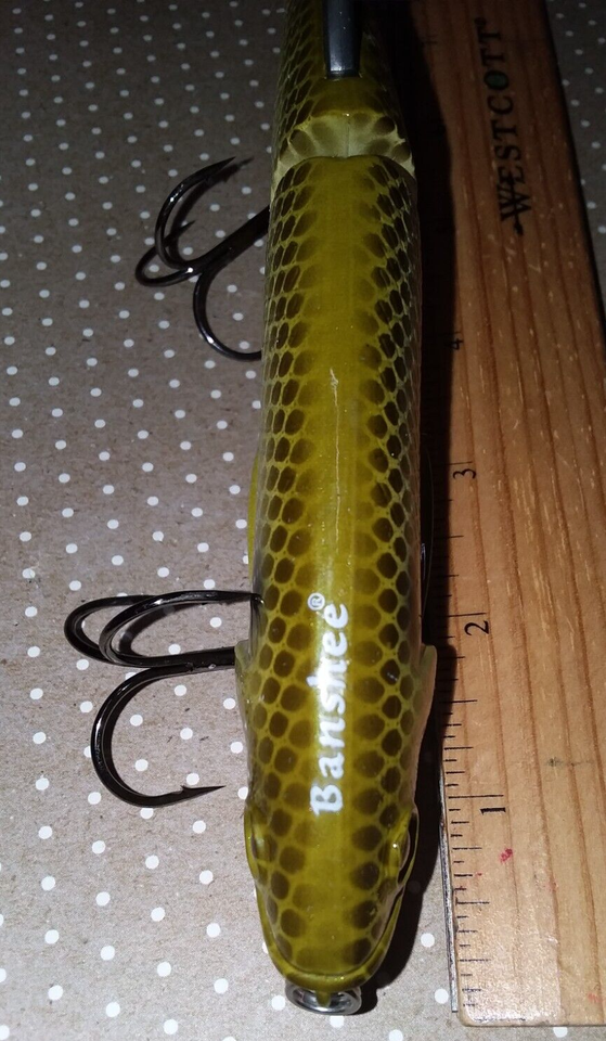 NEW BANSHEE 8 inch Glide Bait Bass, Pike, & Muskie Swimbait 3.1 oz