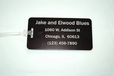 Aluminum Metal Engraved Personal Luggage Sports Golf BackPack tag 10 Color