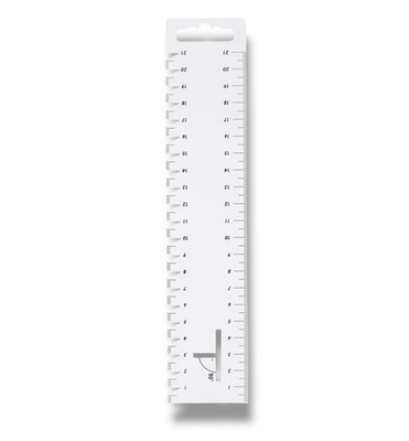 Nähmit Handmaß Saummaß Maßband Sewing Gauge 20cm Lineal zum nähen
