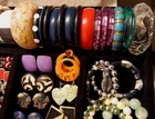 Fancy Colorful Lucite Jewelry Lot Vintage Mod Flower Power Fun Costume