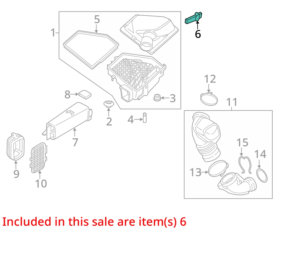 Air Flow Meter 2.0L Fits 17-21 BMW 230i 3536913 - Image 3 of 4