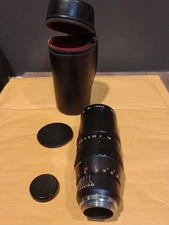 Vintage Cosmicar Television Lens 75mm 1:1.9 -No. 19630 Comes With ROUGH CASE *DE