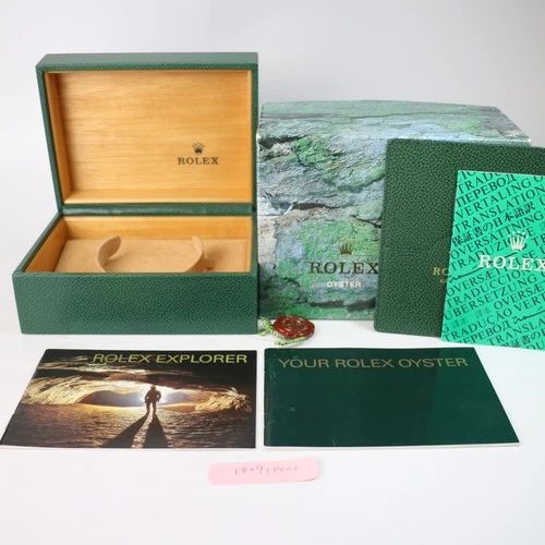 Rolex 16570 Explorer Watch Box Case 64.00.01 Green Men's Genuine r80918002