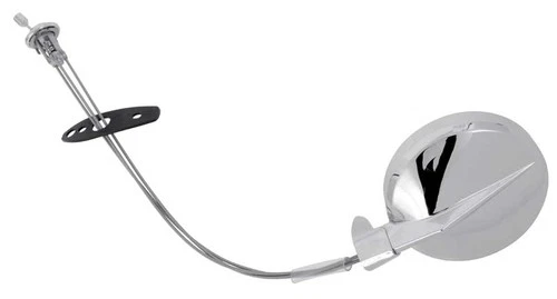 1966-74 Dodge/Plymouth A & B-Body; Exterior Door Mirror; Round Head; With