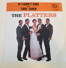 Platters IF I DIDN'T CARE / TRUE LOVER DOO WOP 45/PS 71749 PLAYS VG NO NOISE