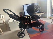 Joie Double Pram Twin Stroller Baby Pushchair Good Condition Grey