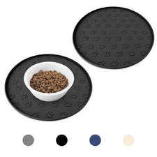 Silicone Pet Feeding Mats for Food and Water, Foldable Pet Placemat Non-Slip ...
