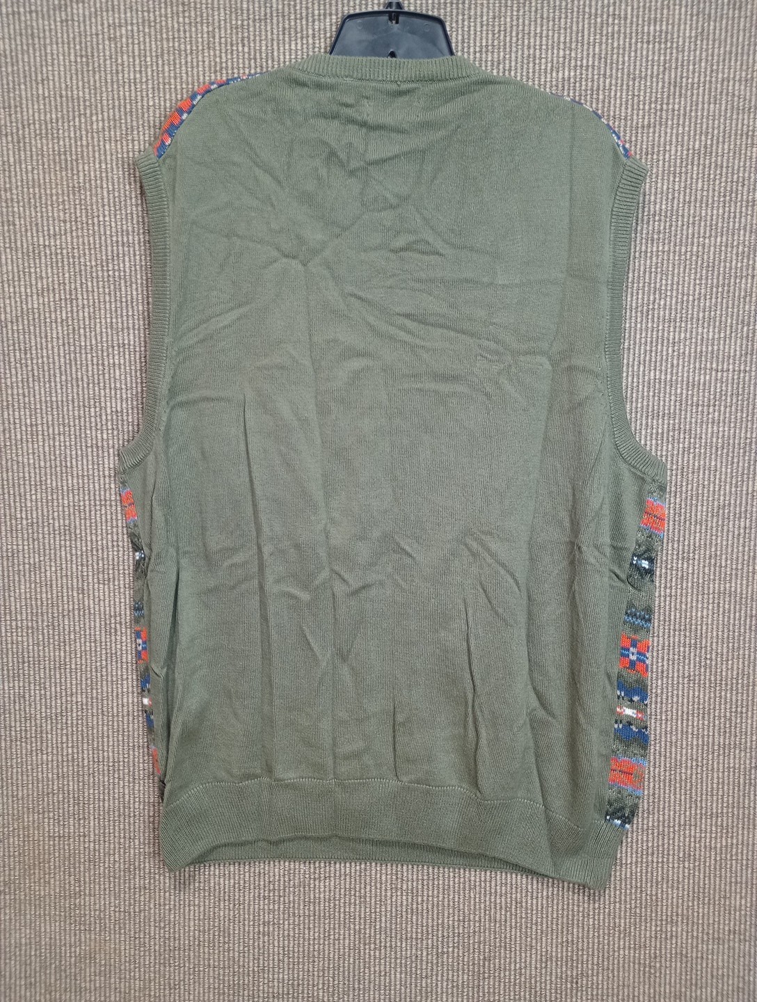 Chaps Aztec Geometric Pattern V-Neck Sweater Vest… - image 7