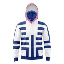 Akaza Demon Slayer Masked Hoodie   Anime Pullover Sweatshirt, Cosplay Gift