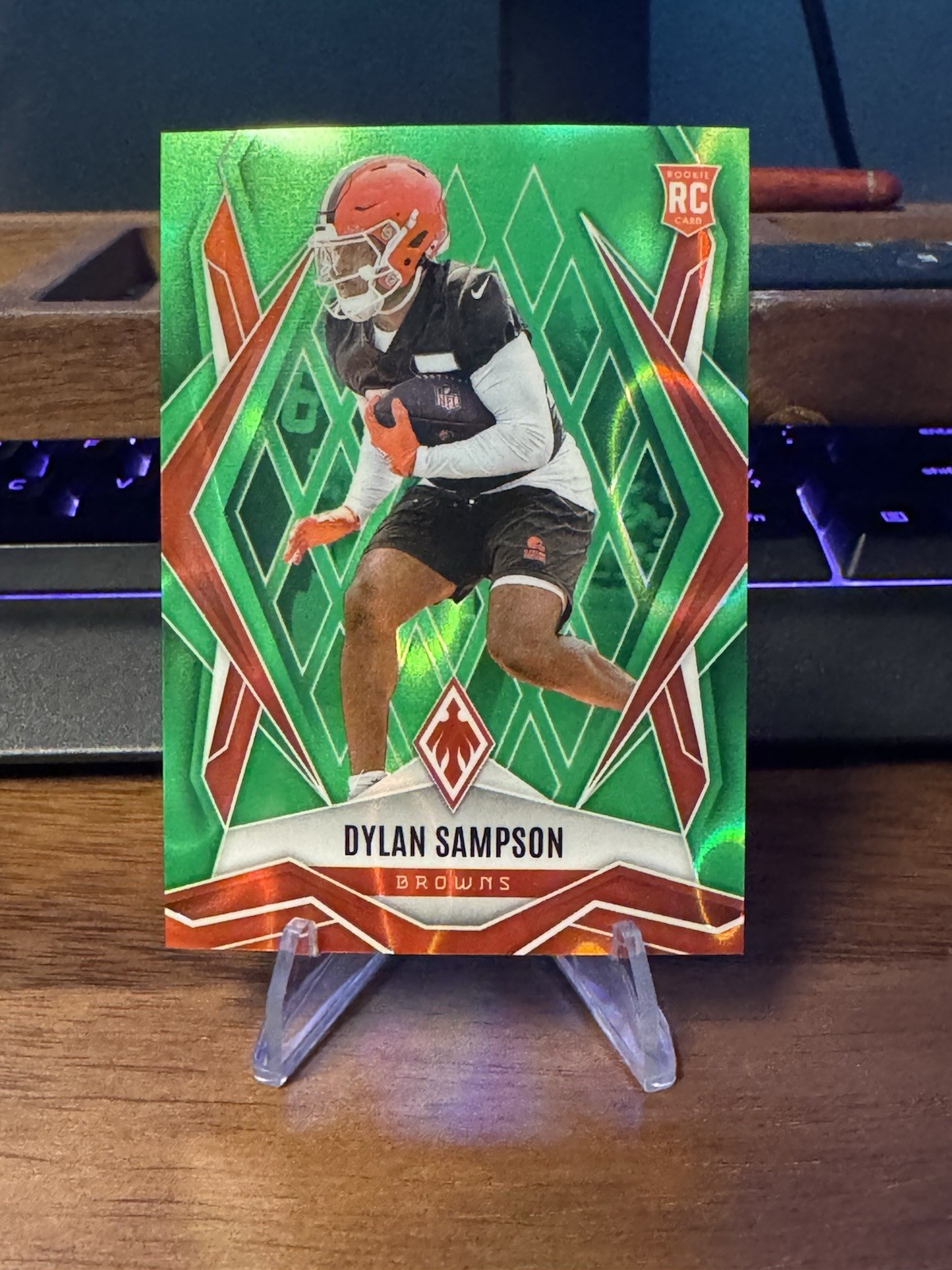 2025 Panini Phoenix - Rookies Dylan Sampson #250 Lime Green Lava /225 (RC)
