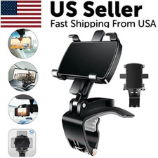 Universal Car Dashboard Mount for Smartphones  GPS - Secure Clamp Holder