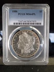 1886  PCGS MS 64 PL Morgan Silver Dollar